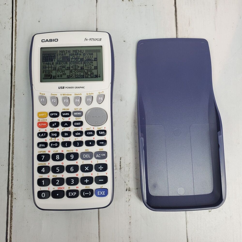 Casio FX-9750GII Graphing Calculator Tested with cover